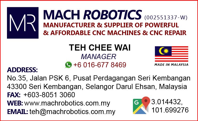 mach robotics mr teh business card