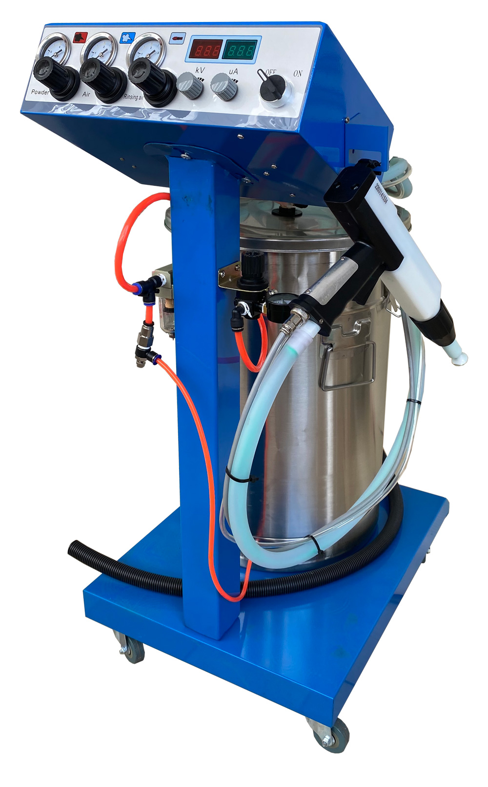 fastkoat 100kv electrostatic powder coating gun