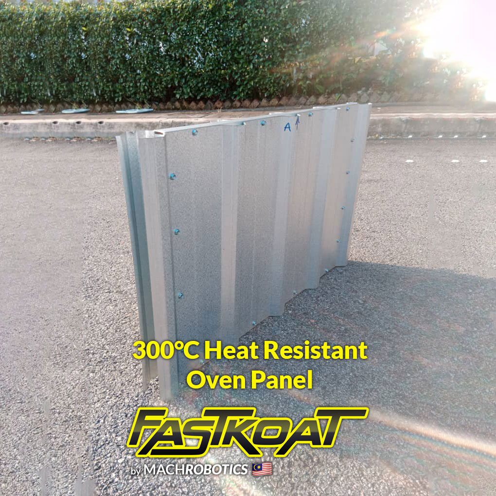 fastkoat 300C heat resistant panel